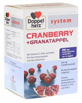 Doppelherz Cranberry + Granatapfel system