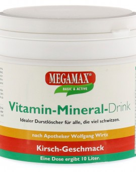 MEGAMAX Vita Mineral Drink Kirsche Pulver (350)