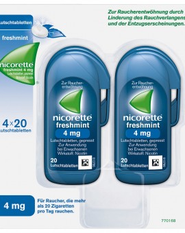 NICORETTE freshmint 4 mg Lutschtabletten gepresst