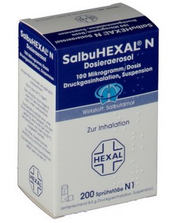 SALBUHEXAL N Dosieraerosol 200 Hub
