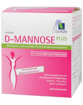 D-MANNOSE Plus 2000 mg Sticks (60X2.47 g)